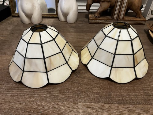 Vintage pair tiffany style - vintage,