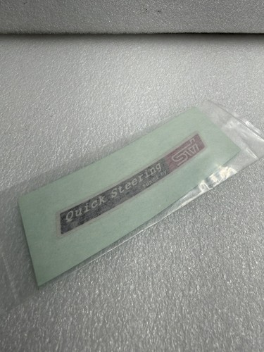 Genuine subaru quick steering - quick,