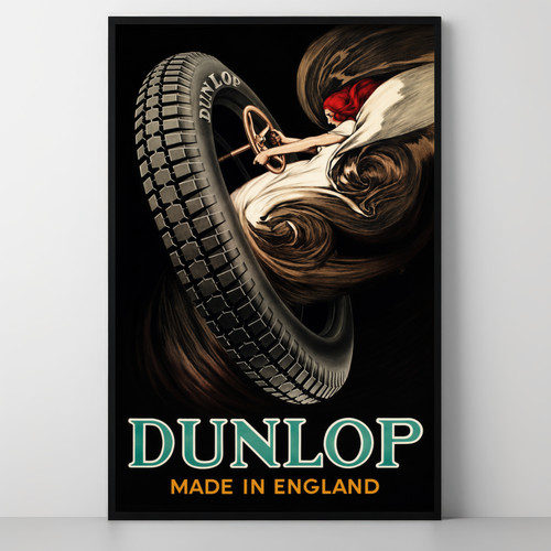 British dunlop tyre - british,