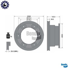 2x BRAKE DISC BDS1379 FOR