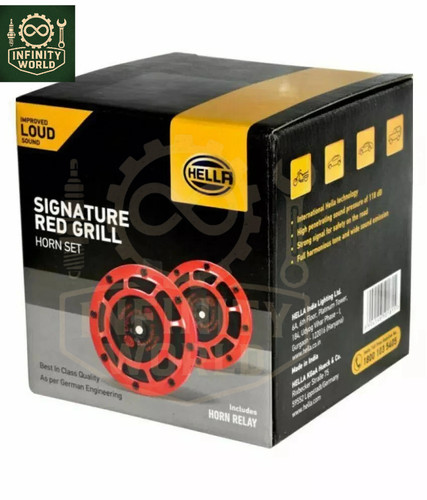 Genuine hella red grill - genuine,