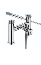 Bristan Nurture Polished Chrome effect Rim-mounted (2TH) Shower mixer Tap