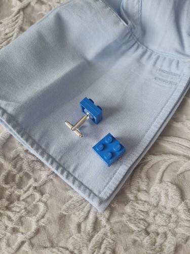 Lego cufflinks hand made - lego,