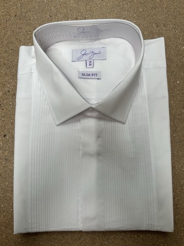 Plain collar evening shirt - plain,