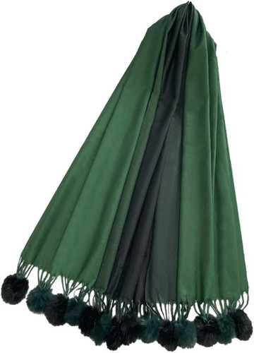 Women ombre wool faux - wool, fur