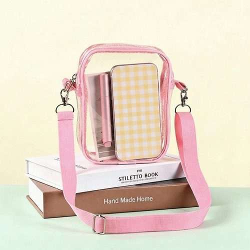 Transparent clear shoulder - shoulder, bag