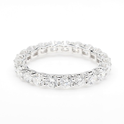 Eternity ring 14k white gold - eternity,