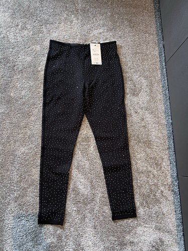 Zara diamante leggings - diamante,
