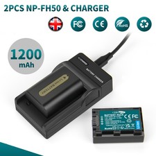 2x NP-FH50 Battery + Charger