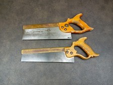 2 Vintage 10" Tenon Saws