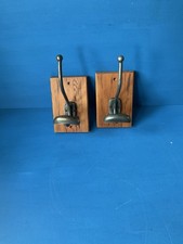 pair of french hat coat hooks