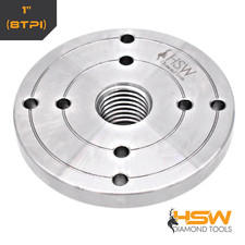  4″ Faceplate with 1"8tpi