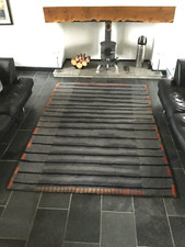 Habitat Grey Pure Wool Rug 255cms/173cms