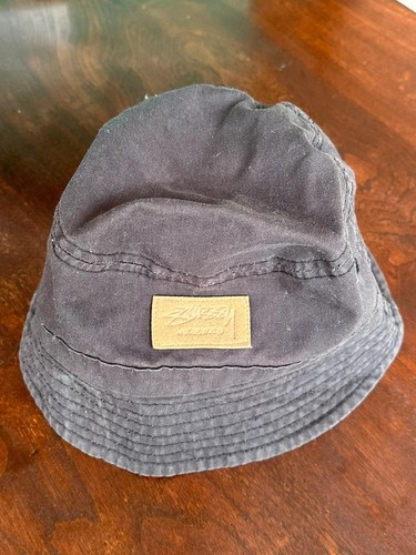 Stüssy washed black bucket - stüssy,