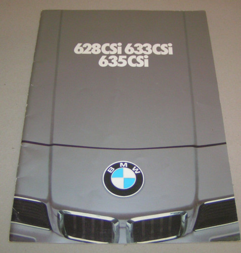 Bmw series e24 - bmw, brochure