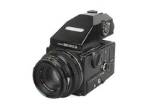 Bronica ETRSI (ETR-SI) 6x4.5 Medium Format SLR Camera w/ AE-III prism & 75mm f/2