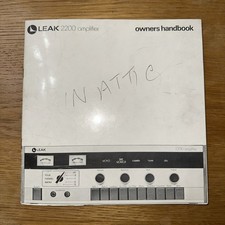 Leak 2200 amplifier owner’s