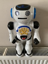 Lexibook ROB80EN Powerman Smart Interactive Educational Robot Toy - White/Black