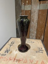 Decorative Ceramic Glass Vase Speckled Multicoloured Glaze Art Pottery