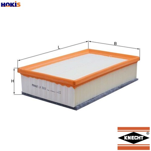 Air filter 3503 for audi - lx,