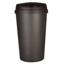 Curver 45 Litre Touch Top Black Bin With Removable Lid