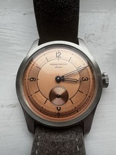 Pierre Paulin Merkur Salmon Dial Mechanical Wind 38mm