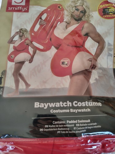 New smiffys padded baywatch - new,