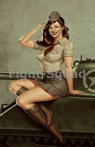 Ww2 picture photo - pin, up