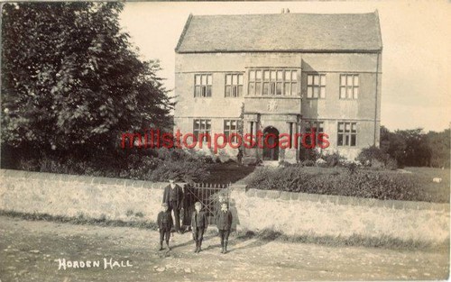 Real photo postcard horden - photo, of