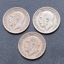 George silver sixpences - ,