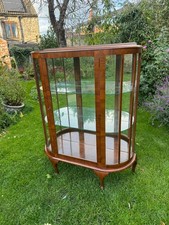 Antique China Display Cocktail Cabinet Christmas Drinks Party