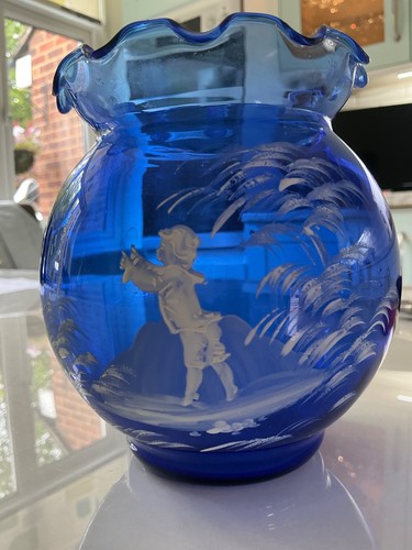 Vintage mary gregory cobalt - mary,