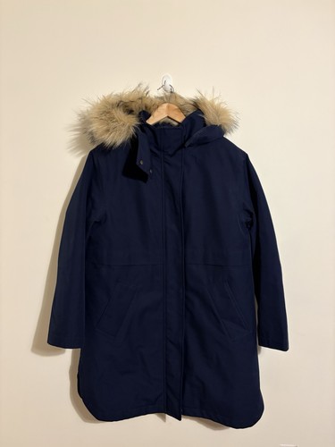 Boden navy blue parka - navy,