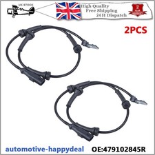 2X ABS Wheel Speed Sensor Front Left Right For Primastar Vivaro Trafic (Set)