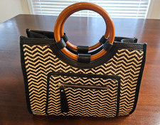 moda luxe Laguna Print Satchel