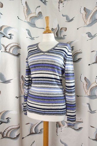 Basler grey purple striped - basler,