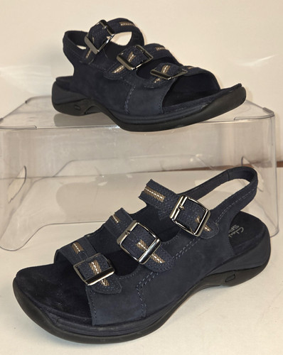 Clark springers navy suede - springers,