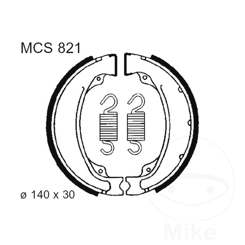 Trw brake shoes inc springs - brake,