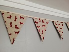 Sausage Dog Fabric Bunting