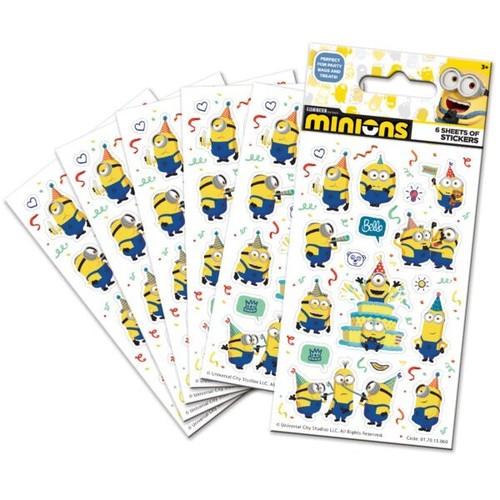 Minions stickers sheets of - minions,