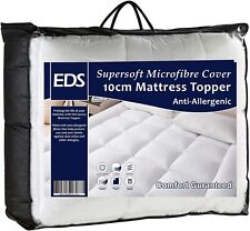 Hotel Quality Mattress Topper 10cm Deep Thick Single Double King Super All Sizes