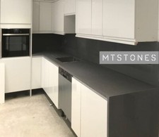 CEMENTO DARK GREY QUARTZ KITCHEN WORKTOP SAMPLE QUARTZ & GRANITE WORKTOPS