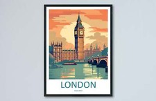 London Travel Print Wall Art