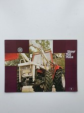 STEYR 768 768a TRACTOR SALES BROCHURE 