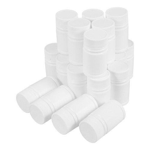Pcs white ml plastic - white,