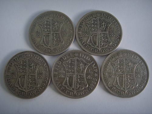 Half crowns 1928 - 1928-1936,