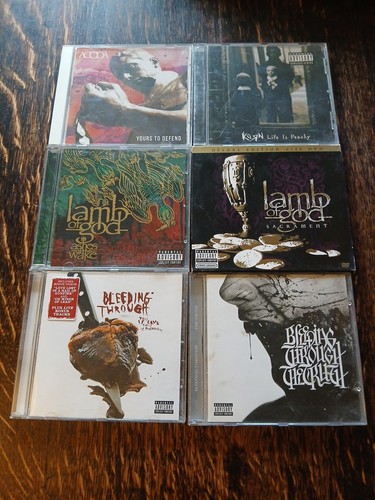 Joblot metal music cds job - metal, lot