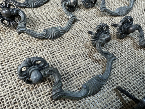 Vintage drawer pulls - 7,