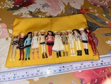 Sindy Doll Pedigree yellow purse/pouch/clutch/make up bag - vintage fashion doll