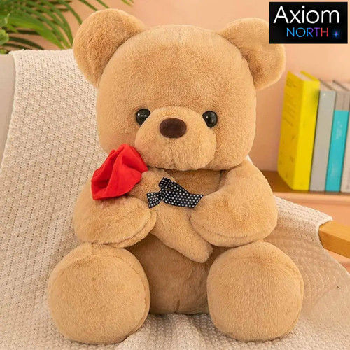 25cm rose teddy bear plush - teddy,